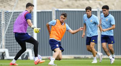 La selección de fútbol de España se entrena para su debut en los Juegos Olímpicos, el 22 de julio de 2024.