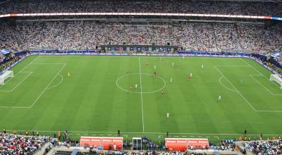 El estadio Metlife durante un partido de la Copa América, 19 de julio ed 2024.