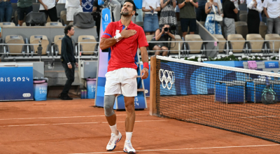 Novak Djokovic, durante los Juegos Olímpicos de París, el 2 de agosto de 2024.