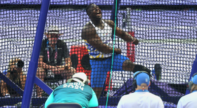 Juan Caicedo, durante su participación en los Juegos Olímpicos de París, el 5 de agosto de 2024.