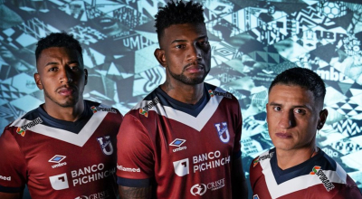 Universidad Católica presenta su nueva camiseta alterna para el segundo semestre de 2024.