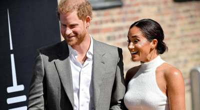 Los duques de Suxxes, el príncipe Harry y su esposa Meghan Markle.