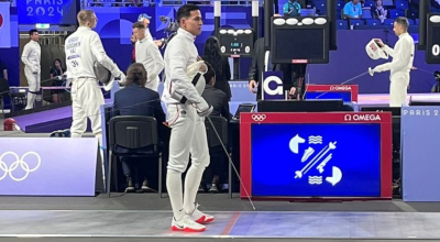 Andrés Torres, durante su participación en los Juegos Olímpicos, el 8 de agosto de 2024.