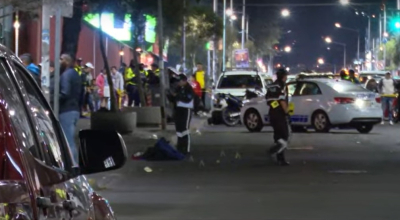 Policías durante una balacera en Solanda, el 18 de agosto de 2024.