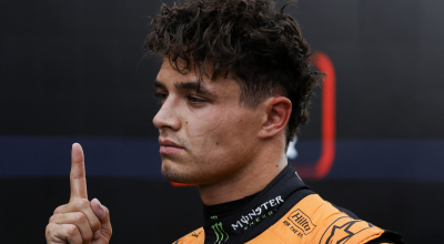 Lando Norris después de la clasificación del Gran Premio de Países Bajos de Fórmula 1, el 24 de agosto de 2024.