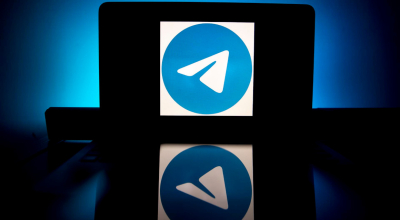 Fotografía de archivo del logo de la aplicación de mensajería creada por Pavel Durov, Telegram, en la pantalla de un dispositivo.