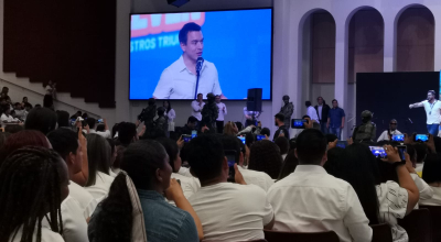 El presidente Daniel Noboa en Guayaquil