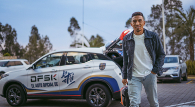 Ángel Mena, ofensivo ecuatoriano, arribó a la Casa de la Selección, el domingo 1 de septiembre