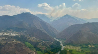 El incendio forestal de Quilanga, en la provincia de Loja, fue controlado.