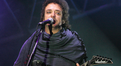 Gustavo Cerati se presenta durante la gira de la banda 'Me veras volver' en el Estadio Nacional de Lima, 2007