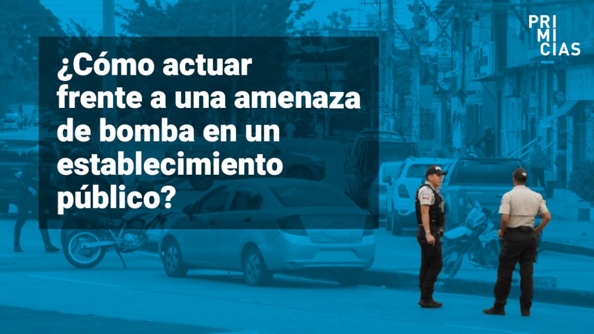 Una guía de cómo actuar en caso de una amenaza de bomba