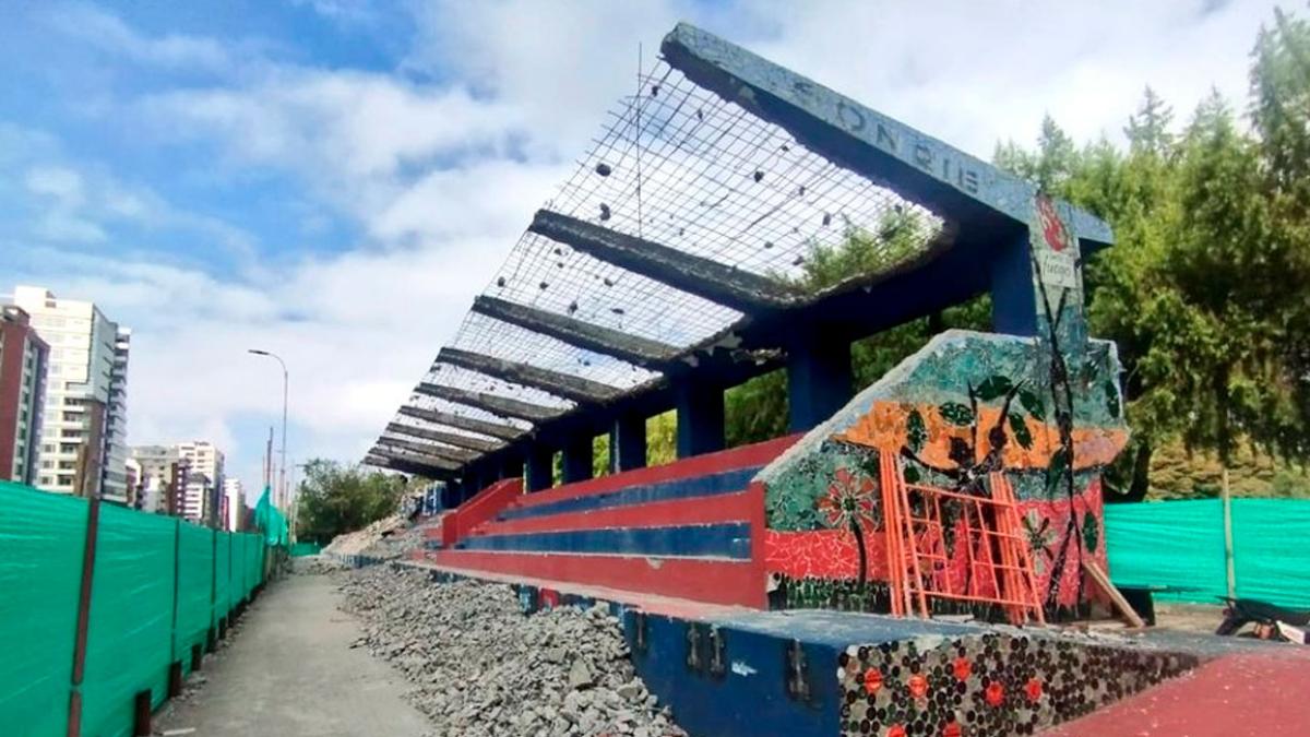 Quito· Así luce la Tribuna De Los Shyris, tras 42 días de trabajos de ...