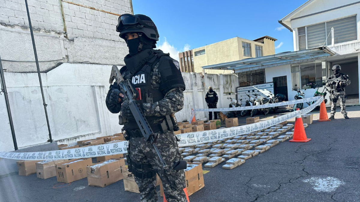 149 toneladas de droga han sido incautadas en Ecuador en lo que va de 2024