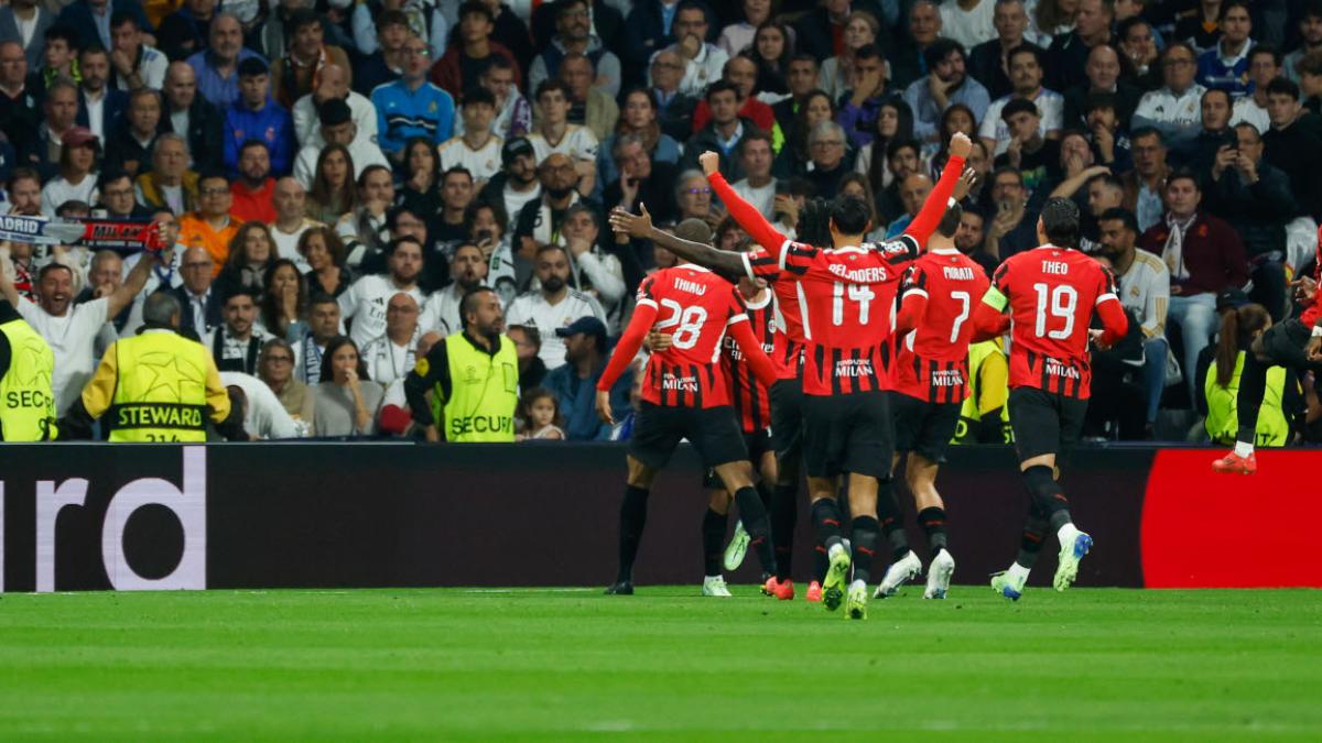 ¡Se lo llevó por delante! El Milan venció al Real Madrid en la Champions