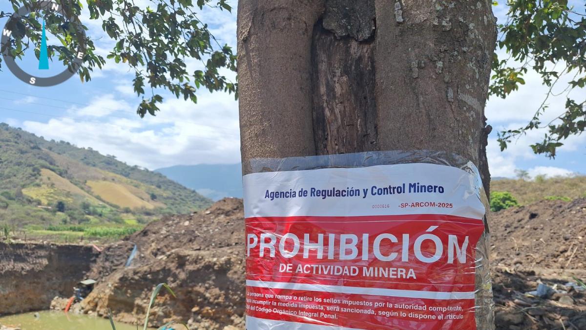 Presidente Noboa· "Por el alza del precio del oro, la minería ilegal ...