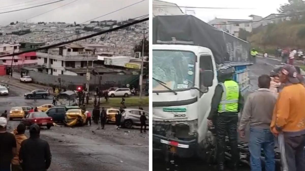 Accidente múltiple entre al menos tres vehículos deja un muerto en la ...