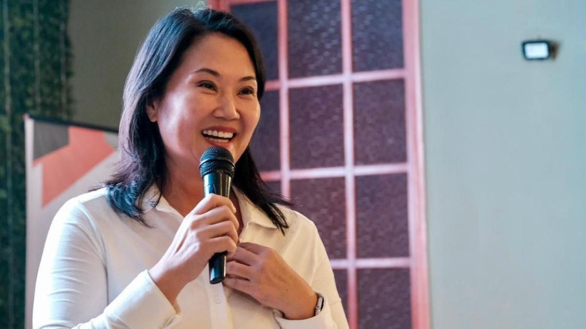 La candidata Keiko Fujimori roza el primer lugar en las encuestas ...