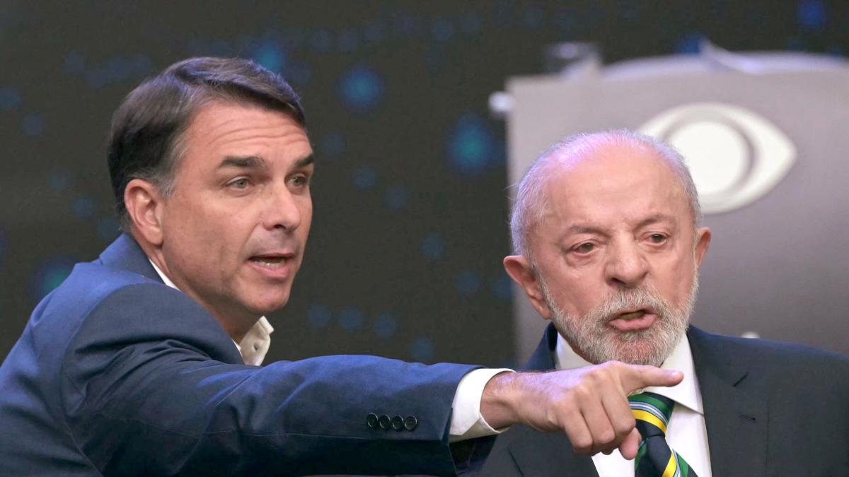 Lula da Silva y Flávio Bolsonaro protagonizan un tenso debate ...