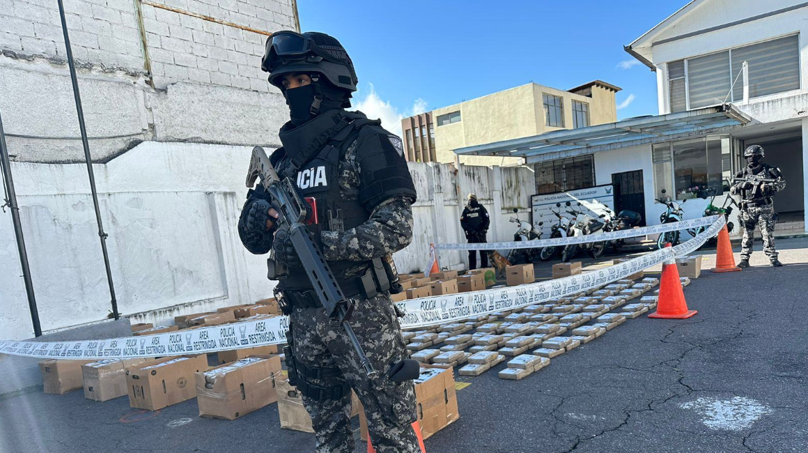149 toneladas de droga han sido incautadas en Ecuador en lo que va de 2024